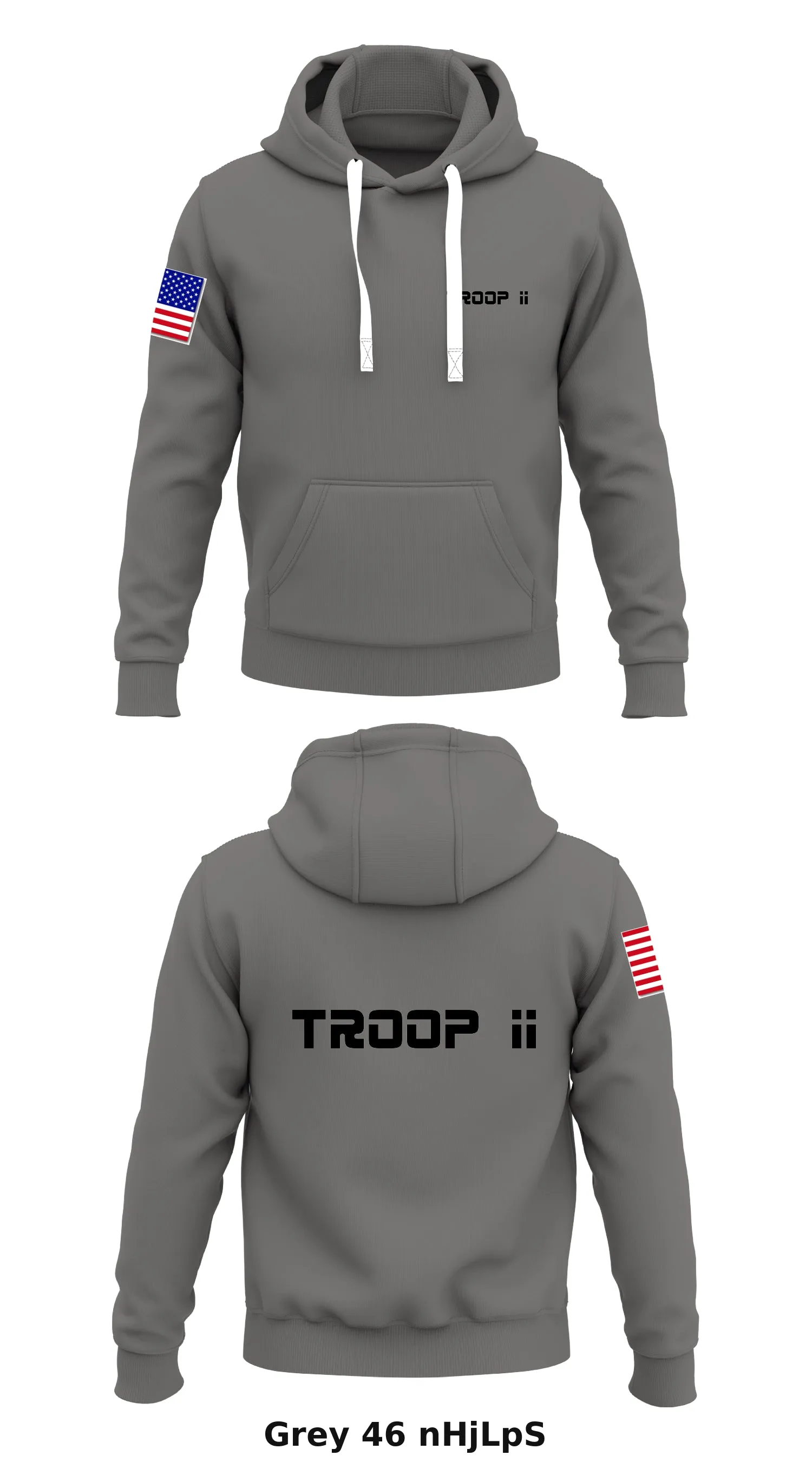 Troop II Store 1  Core Men's Hooded Performance Sweatshirt - nHjLpS