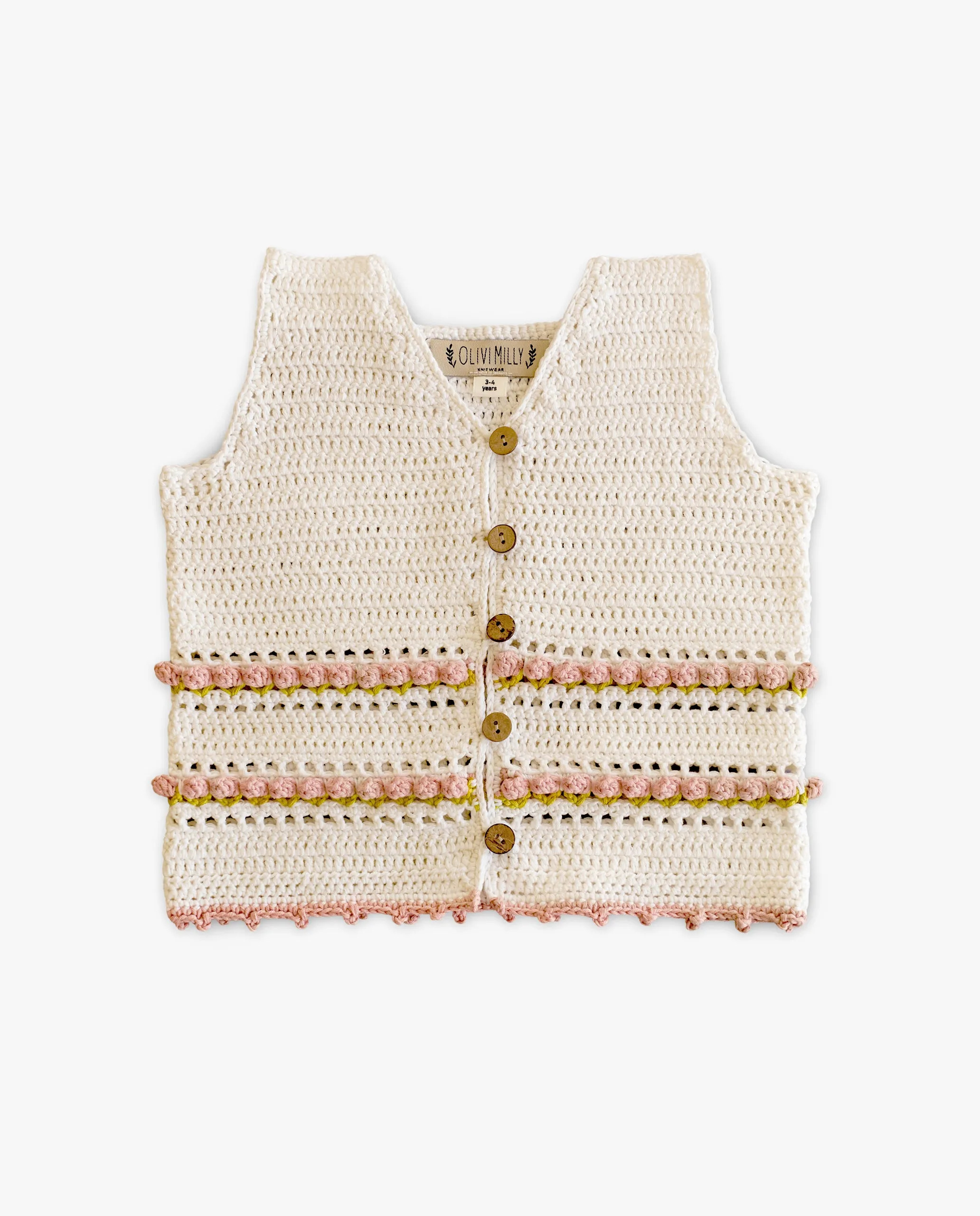 Tulips Top | off white | In Stock (4-5y)