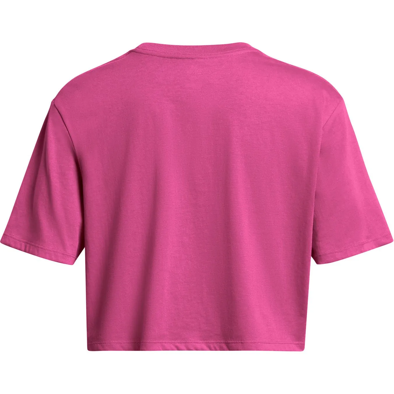 Under Armour Campus Boxy Crop Short Sleeve Womens Training Top - Pink