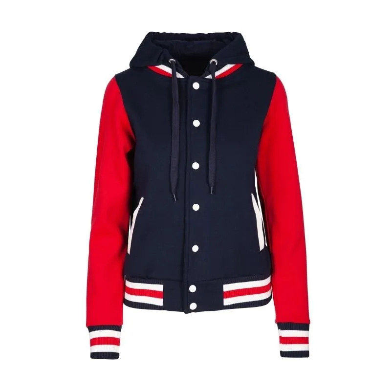 Varsity Hooded Jacket Ladies