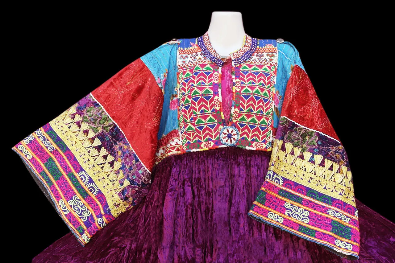 Vintage Kuchi Dress Purple