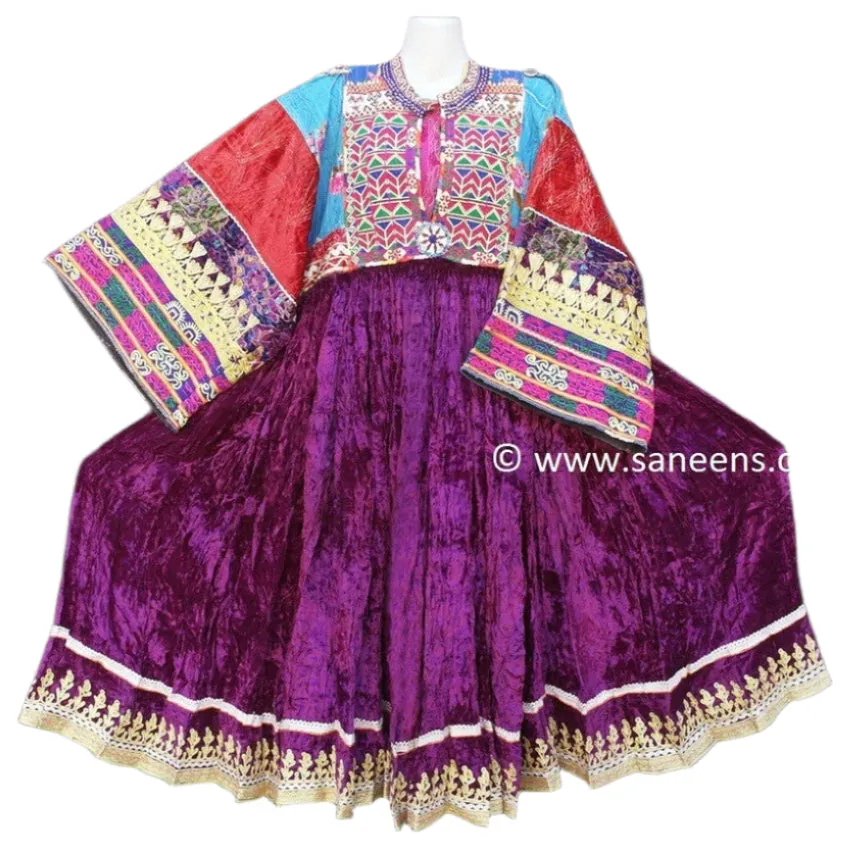 Vintage Kuchi Dress Purple