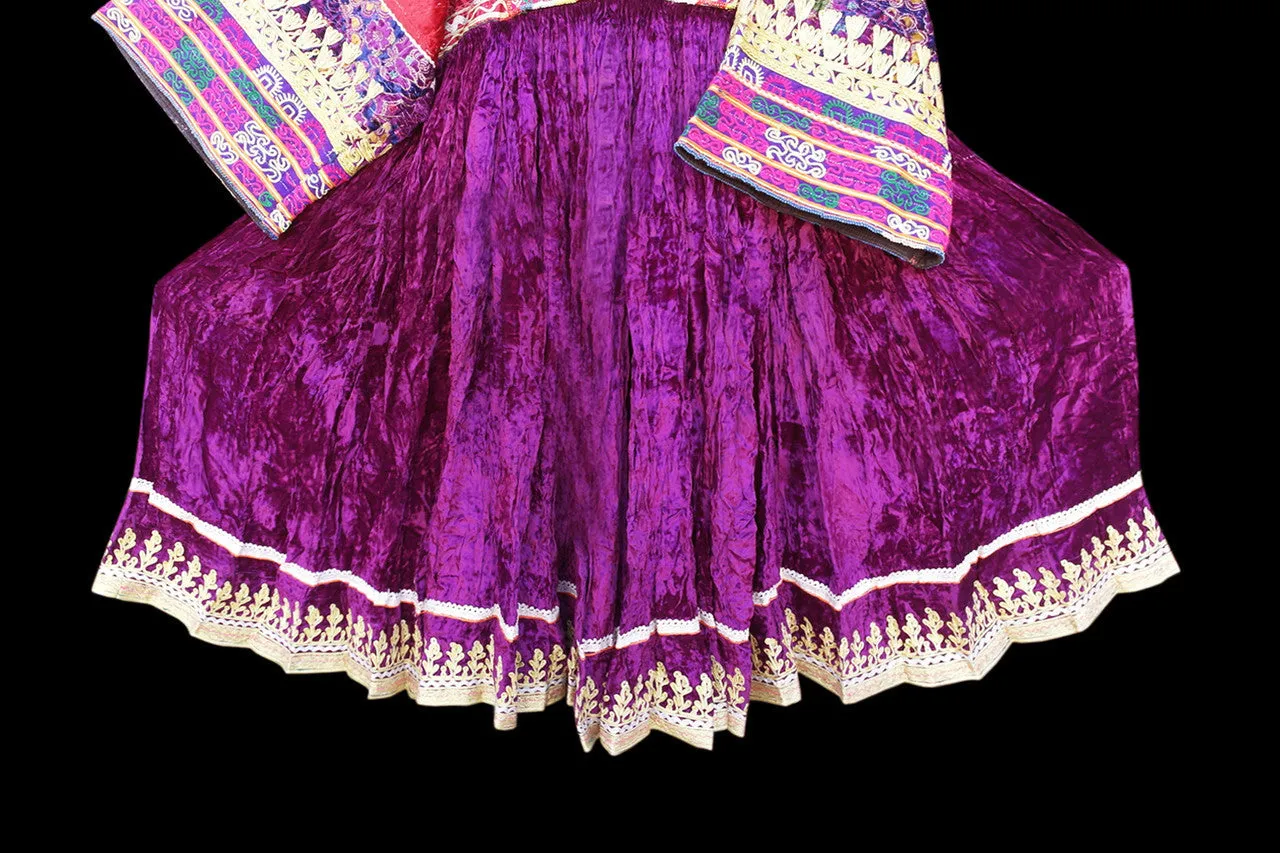 Vintage Kuchi Dress Purple