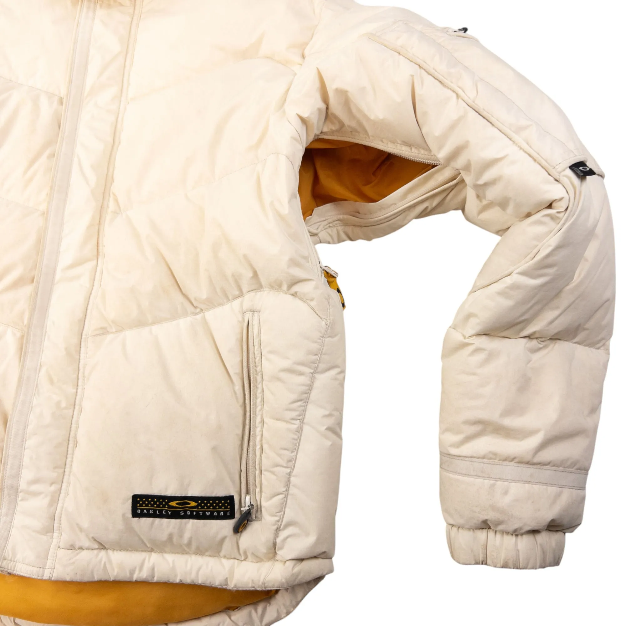 Vintage Oakley Zip Up Puffer Snowboarding Jacket Womens Size S