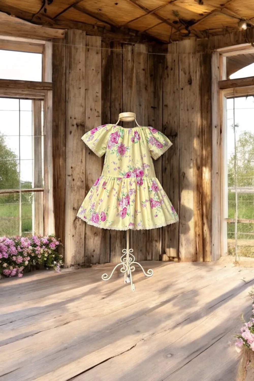 Vintage Seaside Dress | Morning Dew