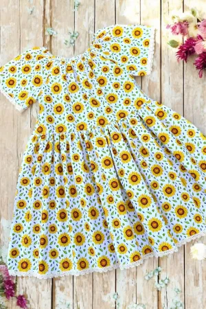 Vintage Seaside Dress 
‘Seeds to Sunflowers’ ~ Sz 12