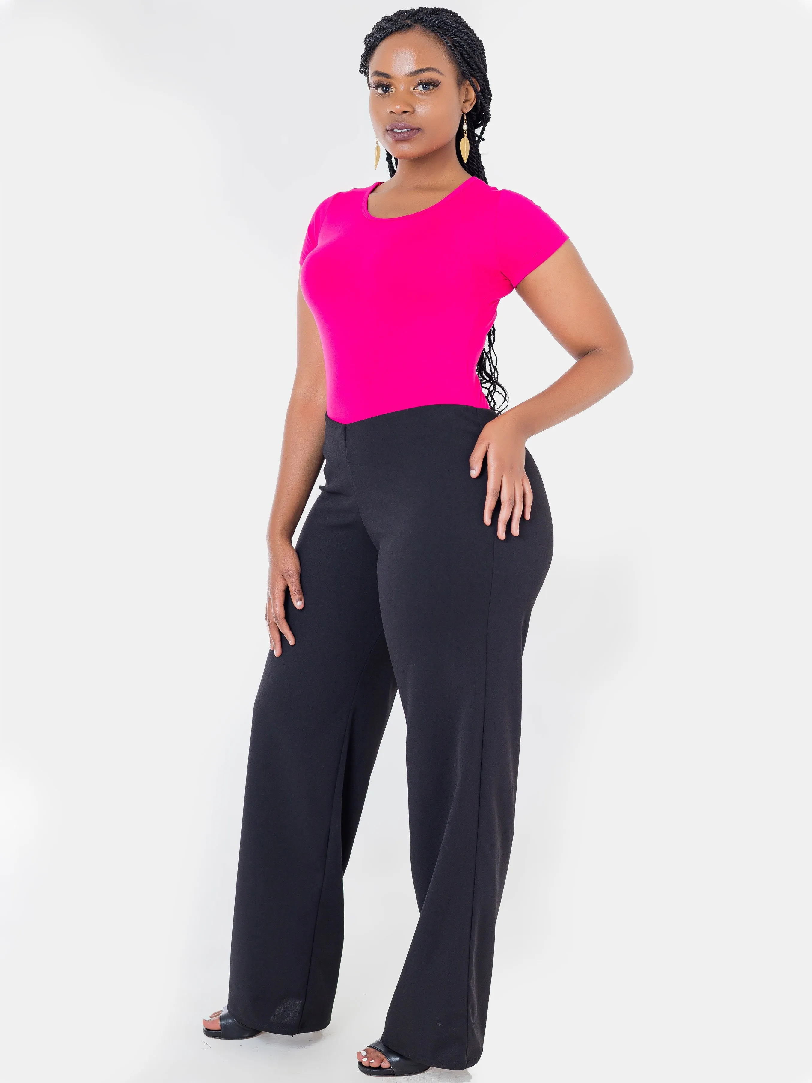 Vivo Wide Leg Pants - Black