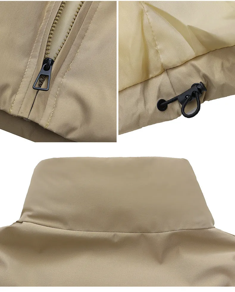 Warm and Stylish Padded Jacket with Drawstring Hem for Women