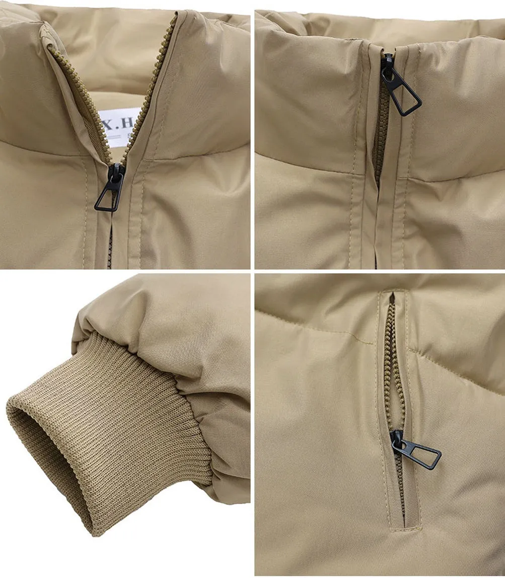 Warm and Stylish Padded Jacket with Drawstring Hem for Women
