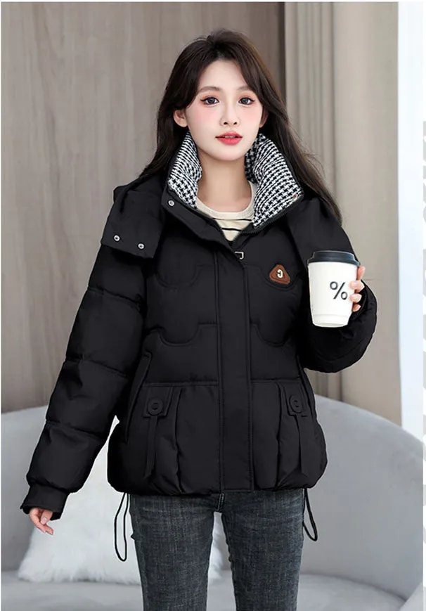 Waterproof and Windproof Quilted Puffer Jacket for Women