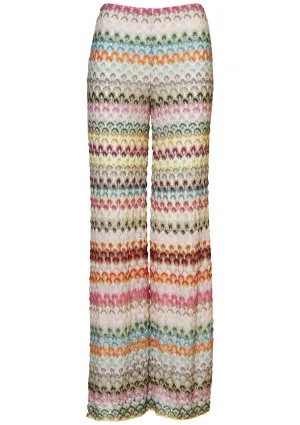 Wave Chevron Trousers Multicolour