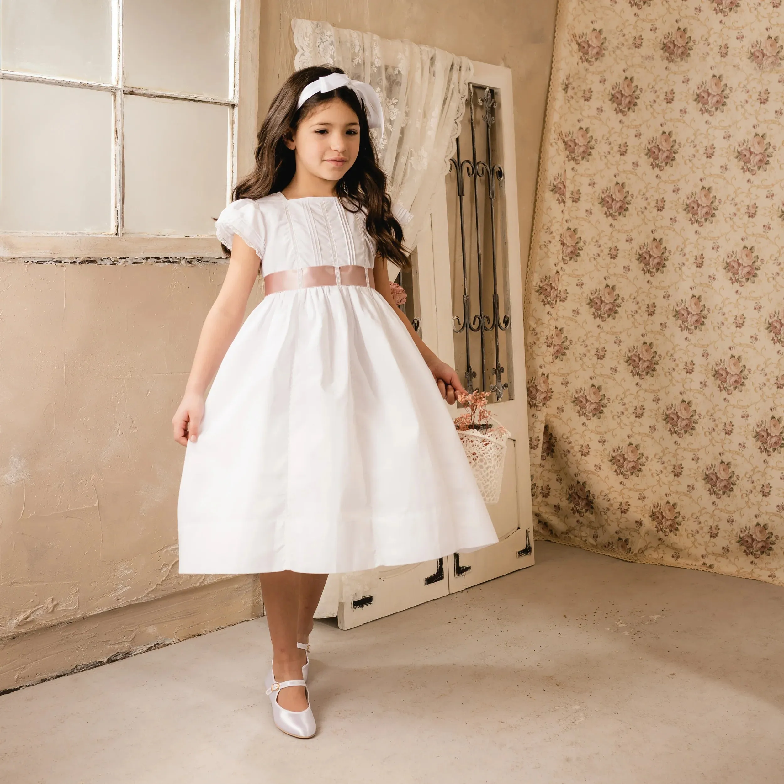 Wedding Dress Collection - White w/ removable sash