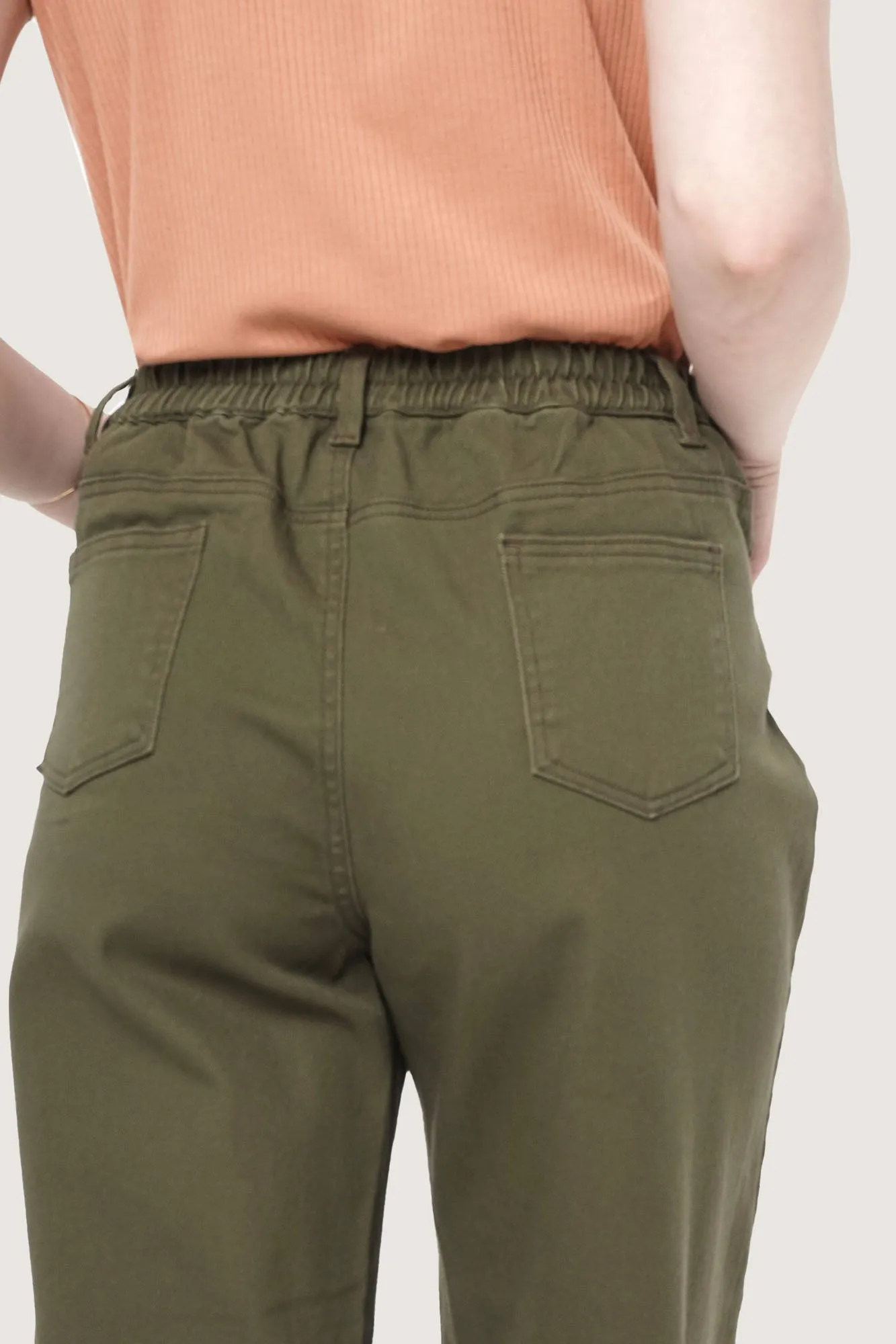 Wide Leg Ankle Length Trousers