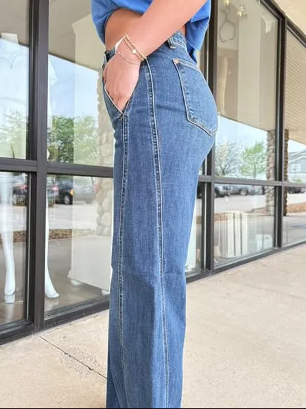 Wide Leg High Waist Judy Blue Jeans