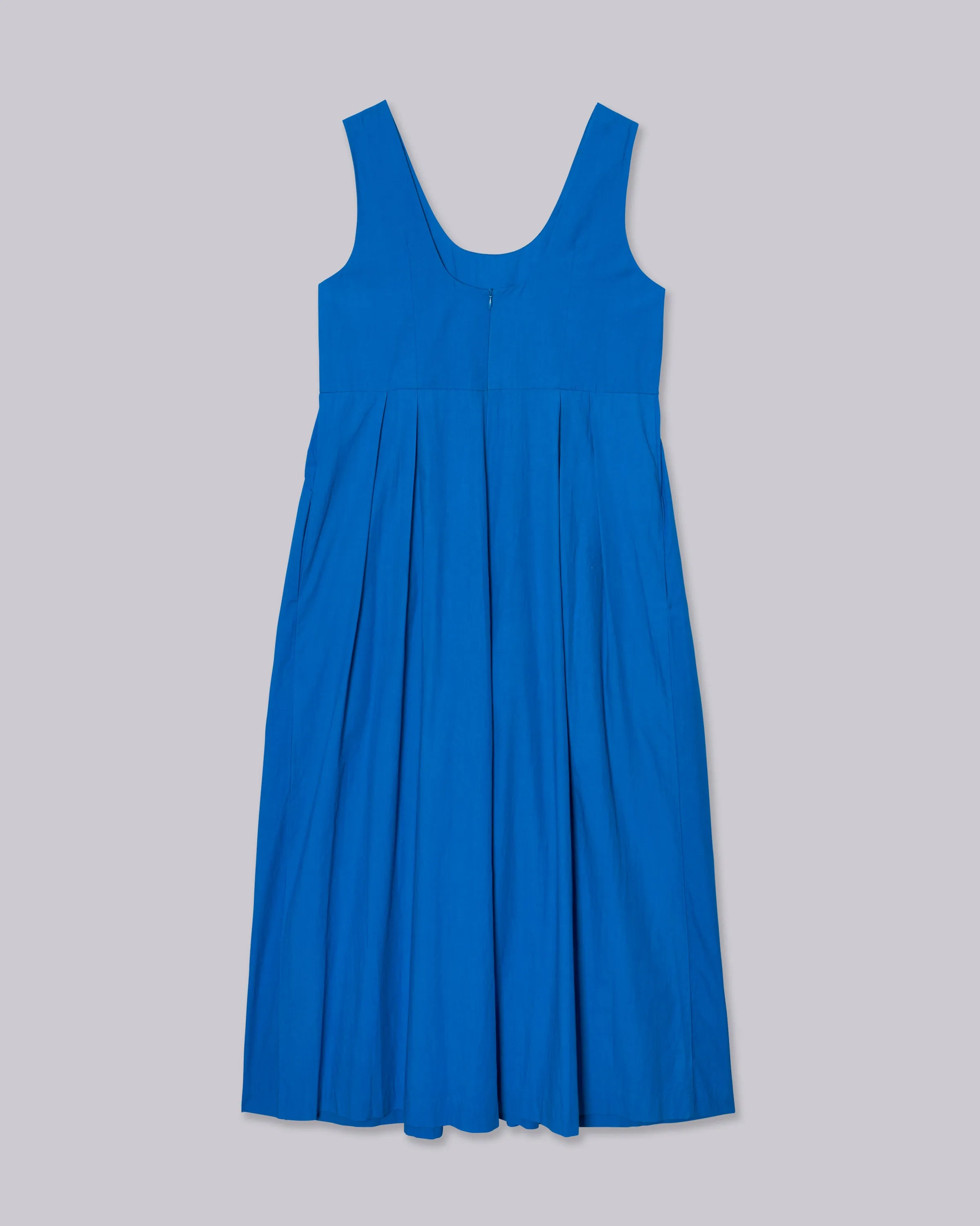 WIDE-LEG JUMPSUIT IN CERULEAN