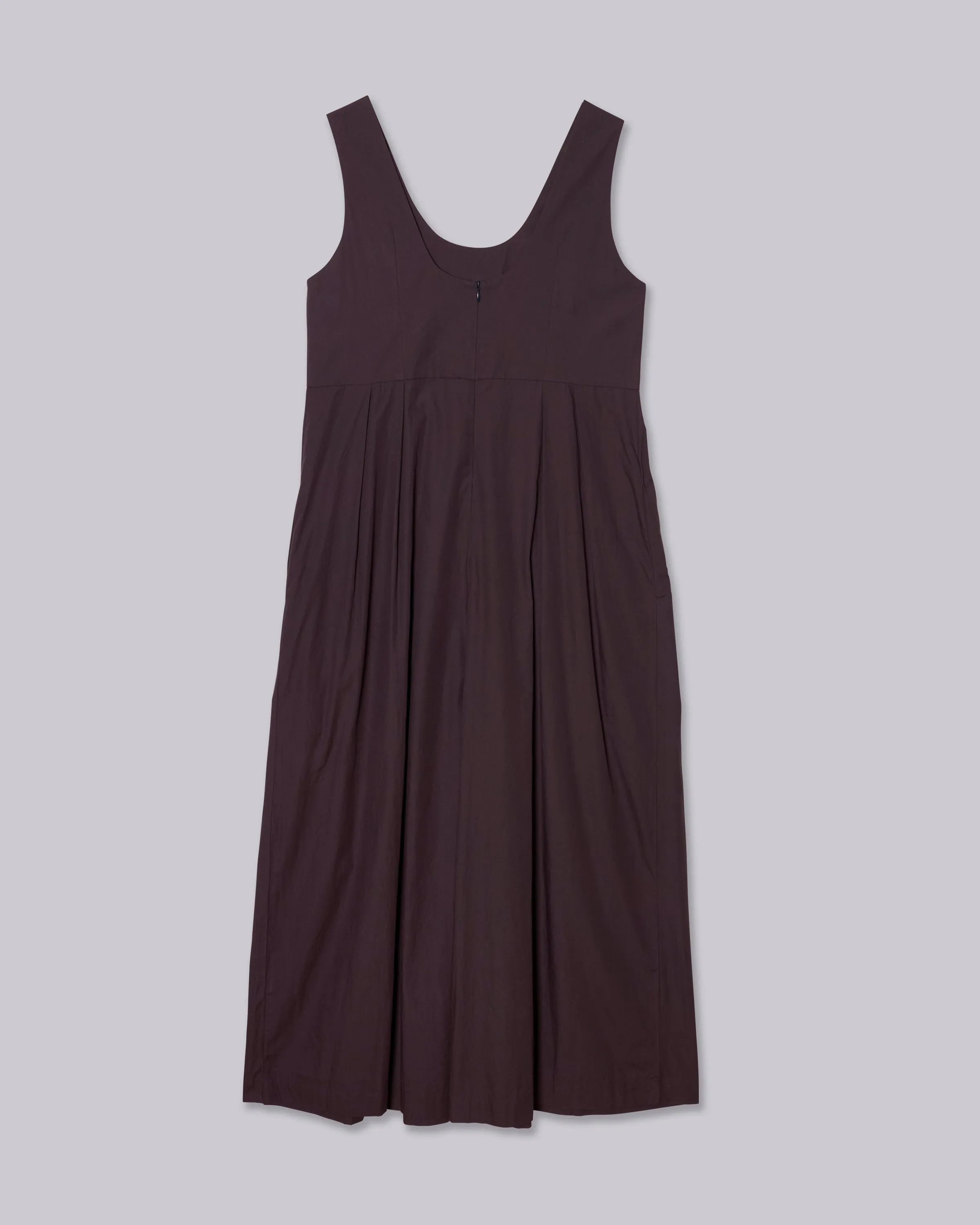 WIDE-LEG JUMPSUIT IN CHOCOLATE