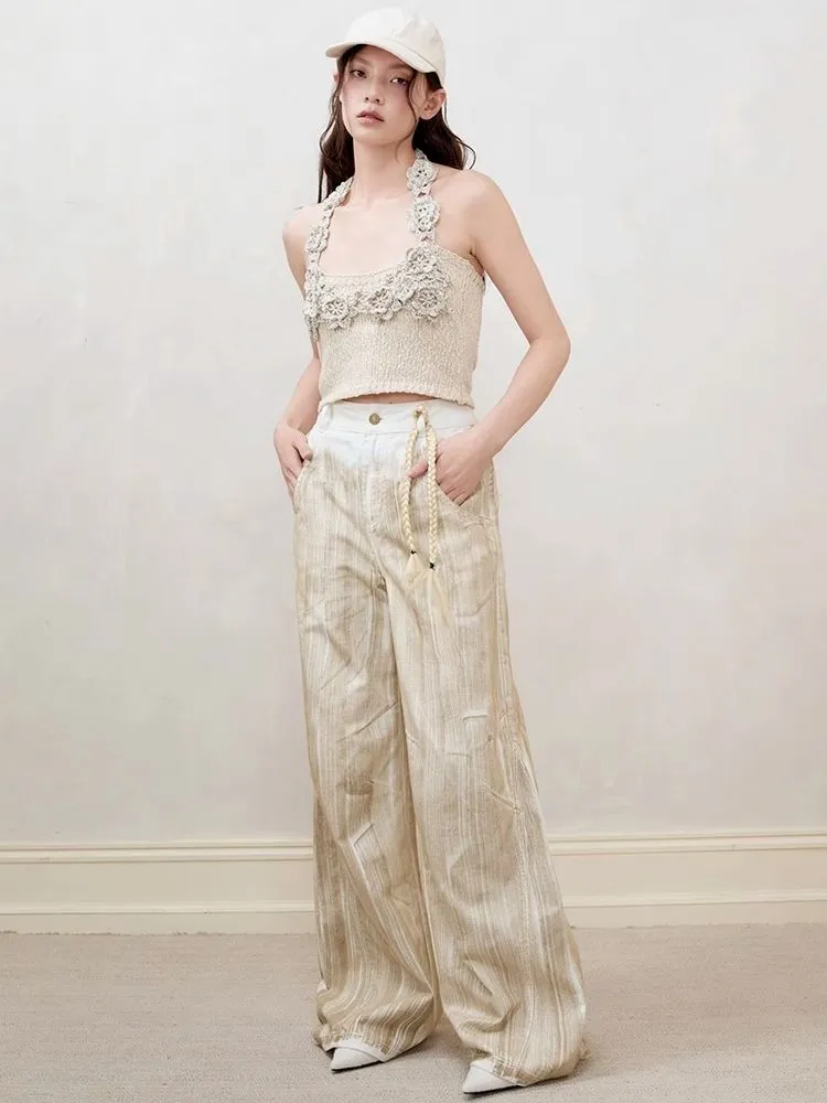 Wide Leg Straight Leg Jeans【s0000008180】