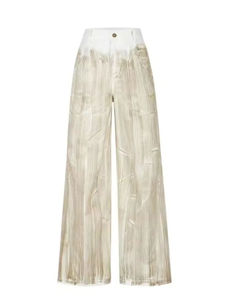 Wide Leg Straight Leg Jeans【s0000008180】