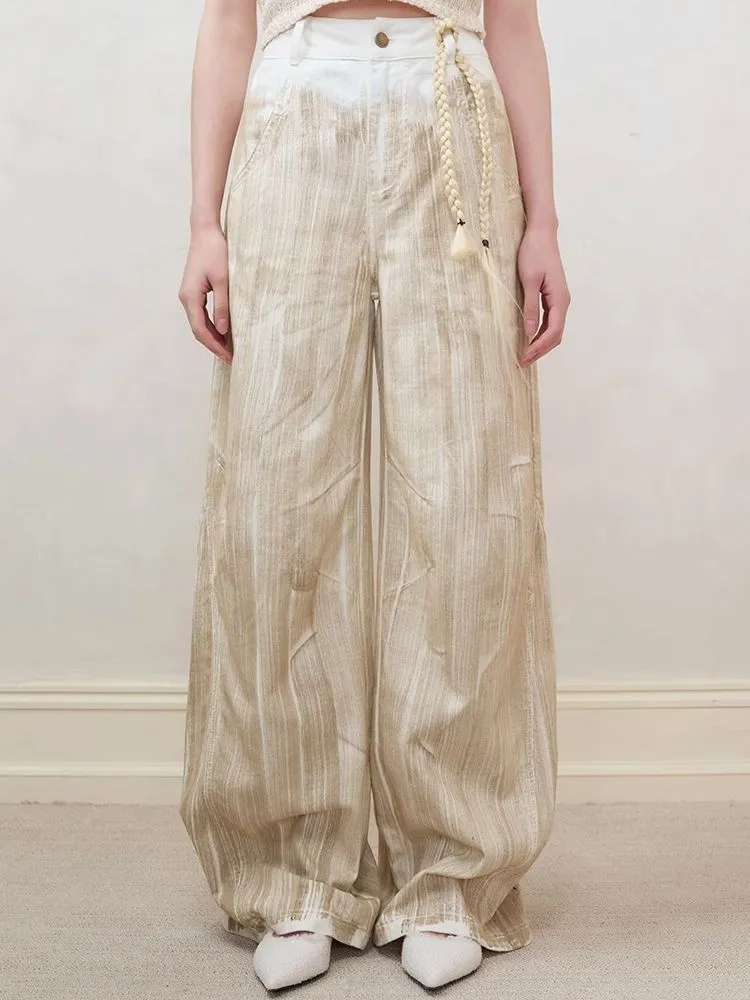 Wide Leg Straight Leg Jeans【s0000008180】