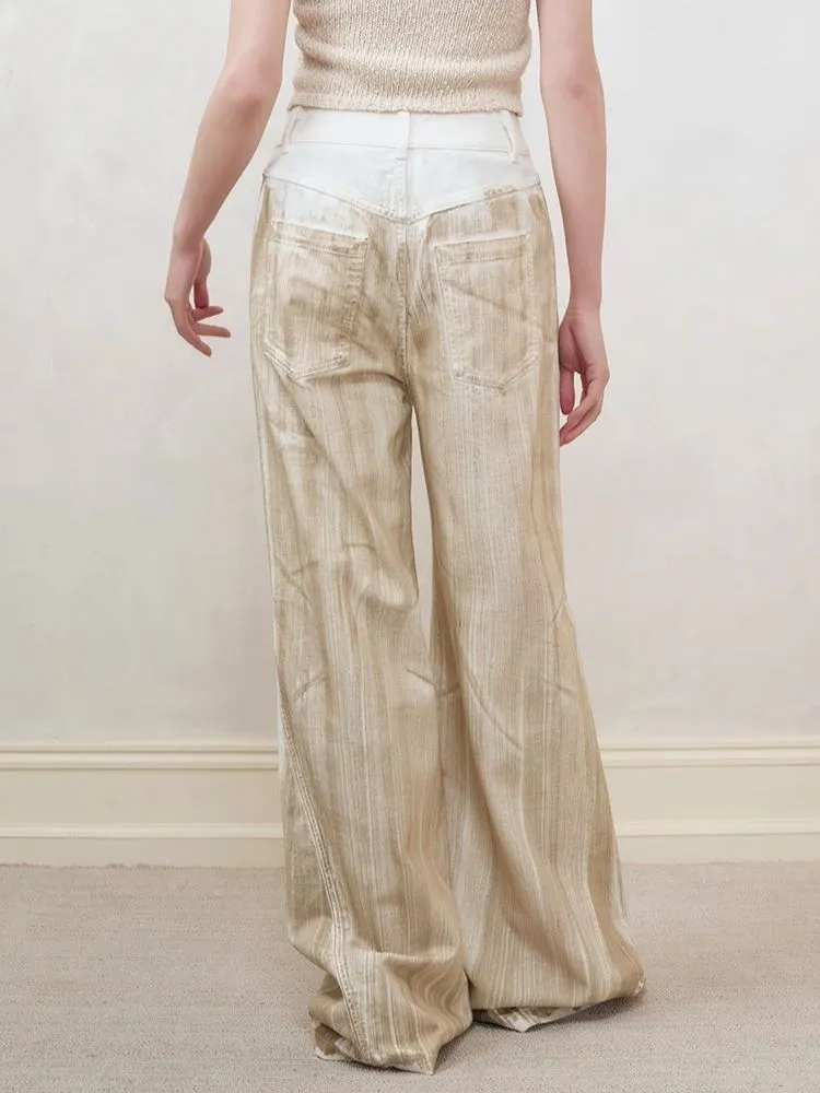 Wide Leg Straight Leg Jeans【s0000008180】