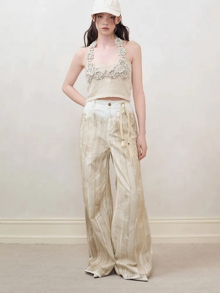 Wide Leg Straight Leg Jeans【s0000008180】