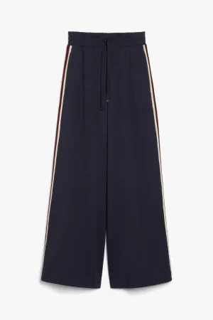Wide-Leg Trousers, Jersey