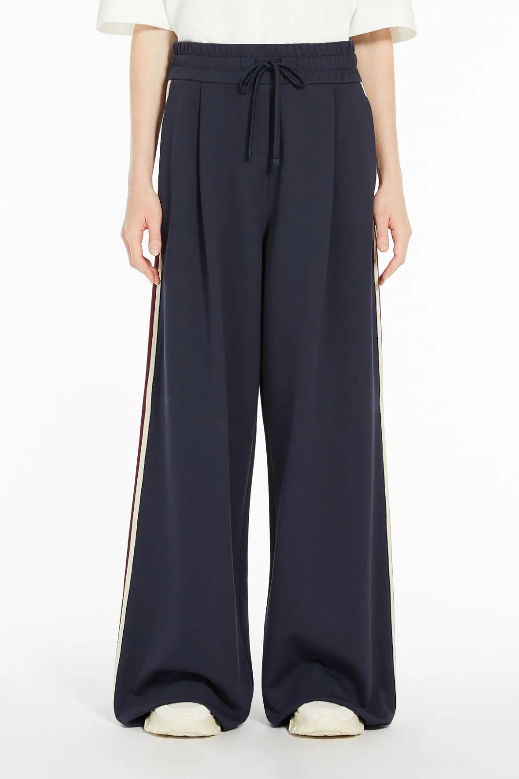 Wide-Leg Trousers, Jersey