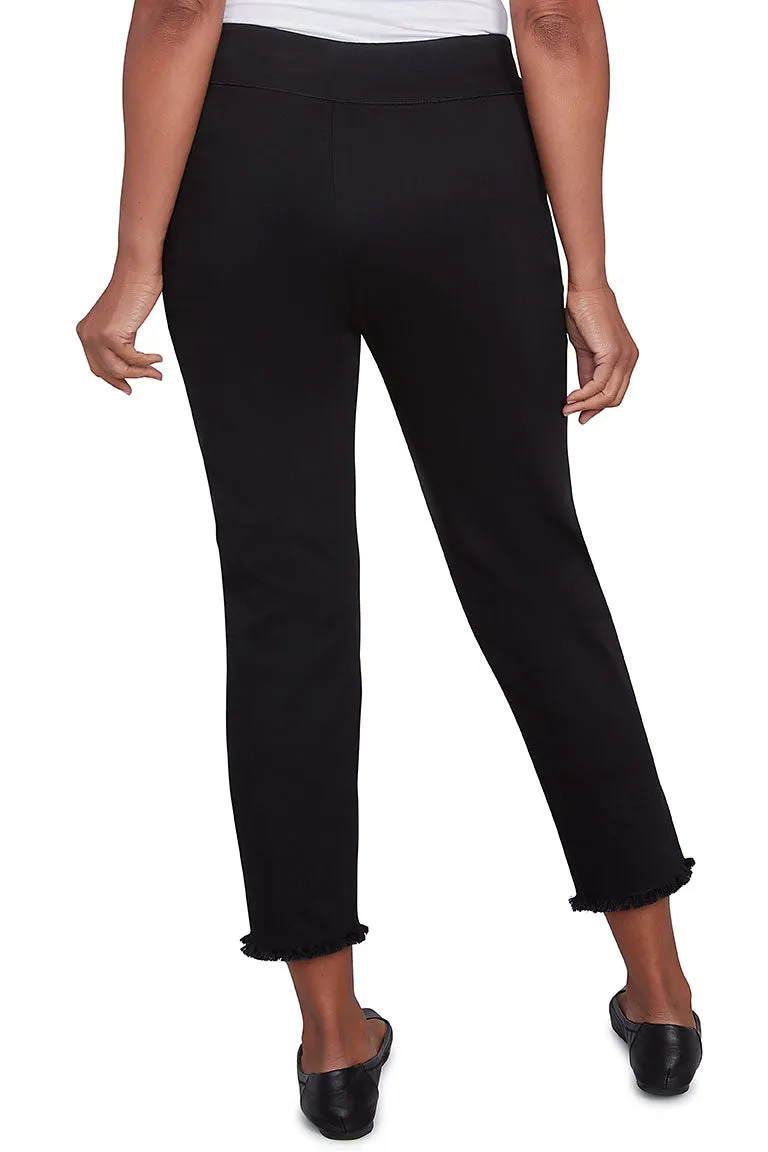 Wild At Heart Embroidered Denim Ankle Pant