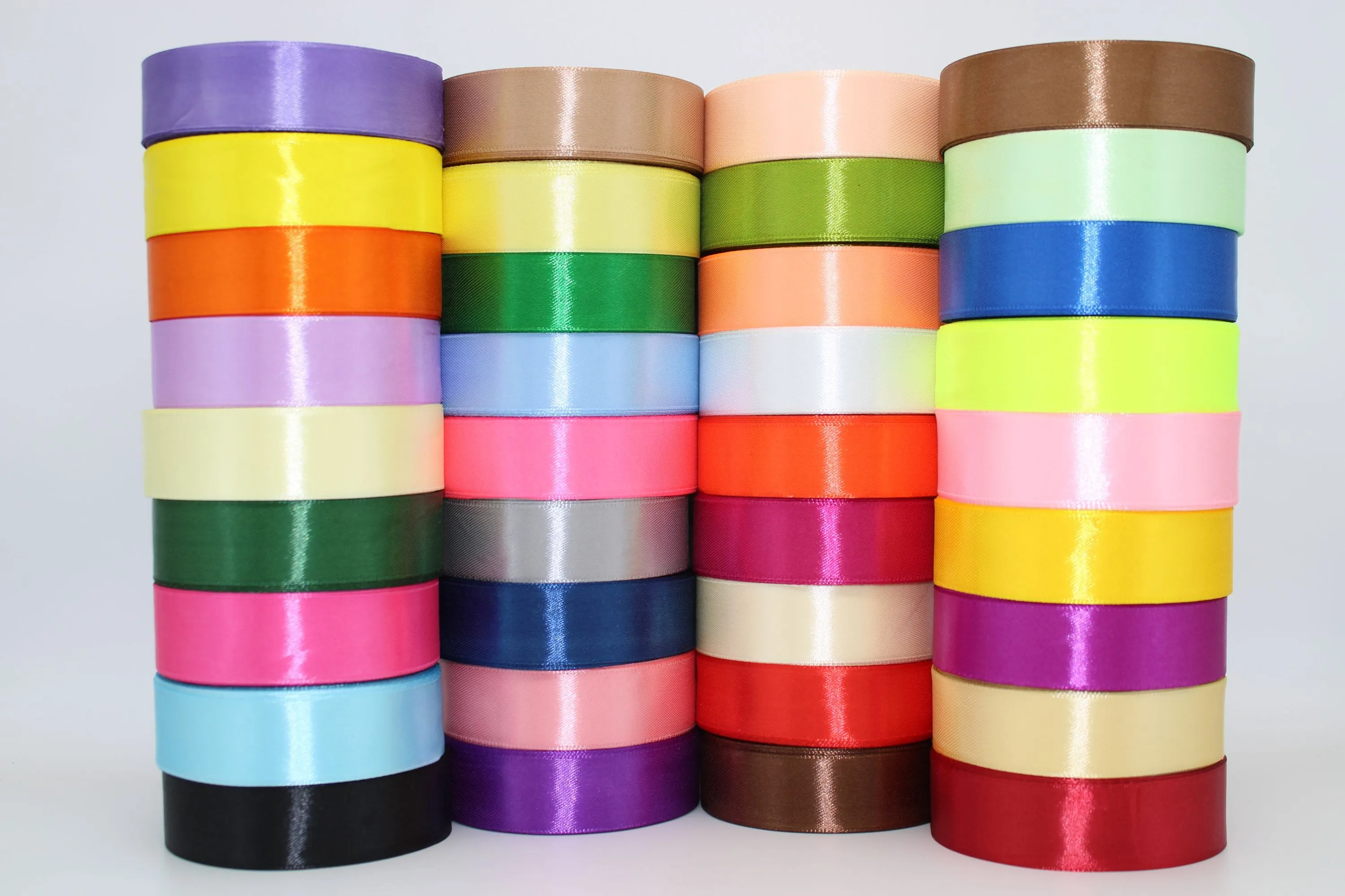 Wine/Red, 07 single face Ribbon available in 15, 20, 25, 40, and 50 mm for Ribbon Skirts, Shirts, Crafts, Weddings and gifts