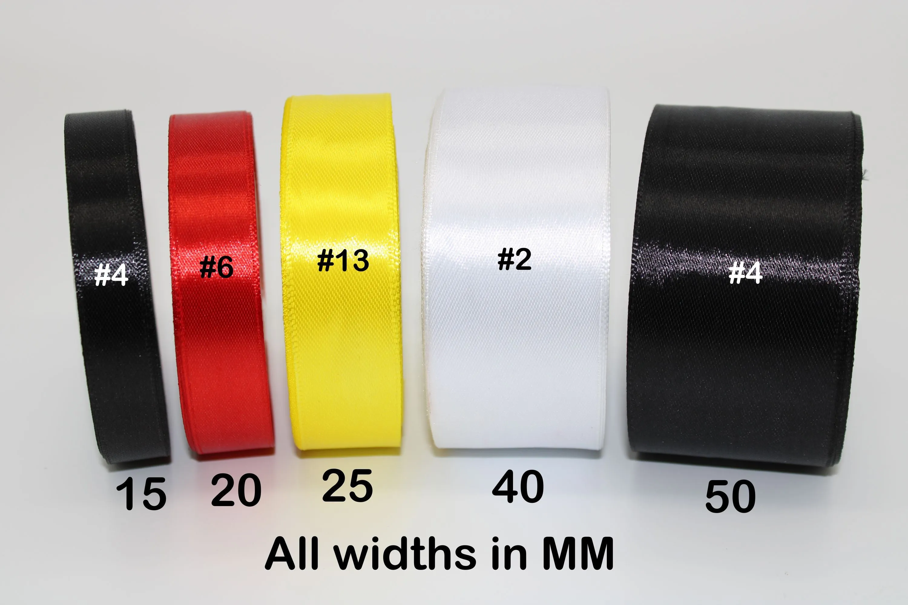 Wine/Red, 07 single face Ribbon available in 15, 20, 25, 40, and 50 mm for Ribbon Skirts, Shirts, Crafts, Weddings and gifts