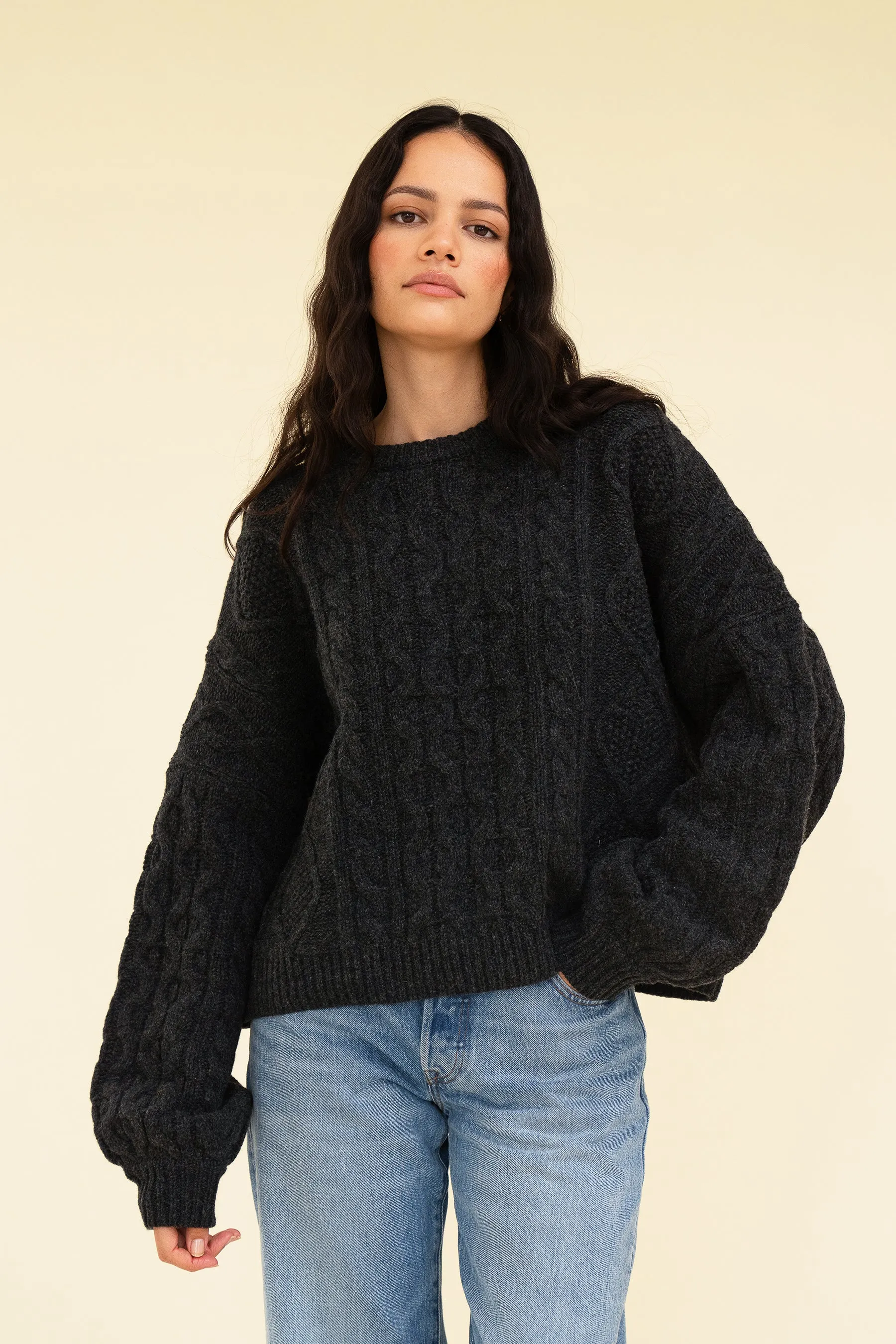 WINONA KNIT - CHARCOAL