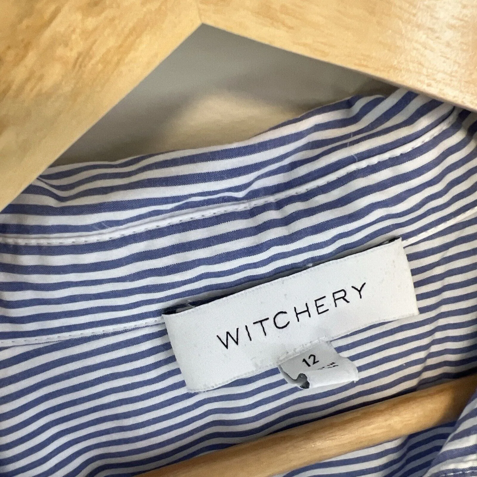 Witchery Womens Button Up Collared Shirt Dress Size 10 (2 Dresses)