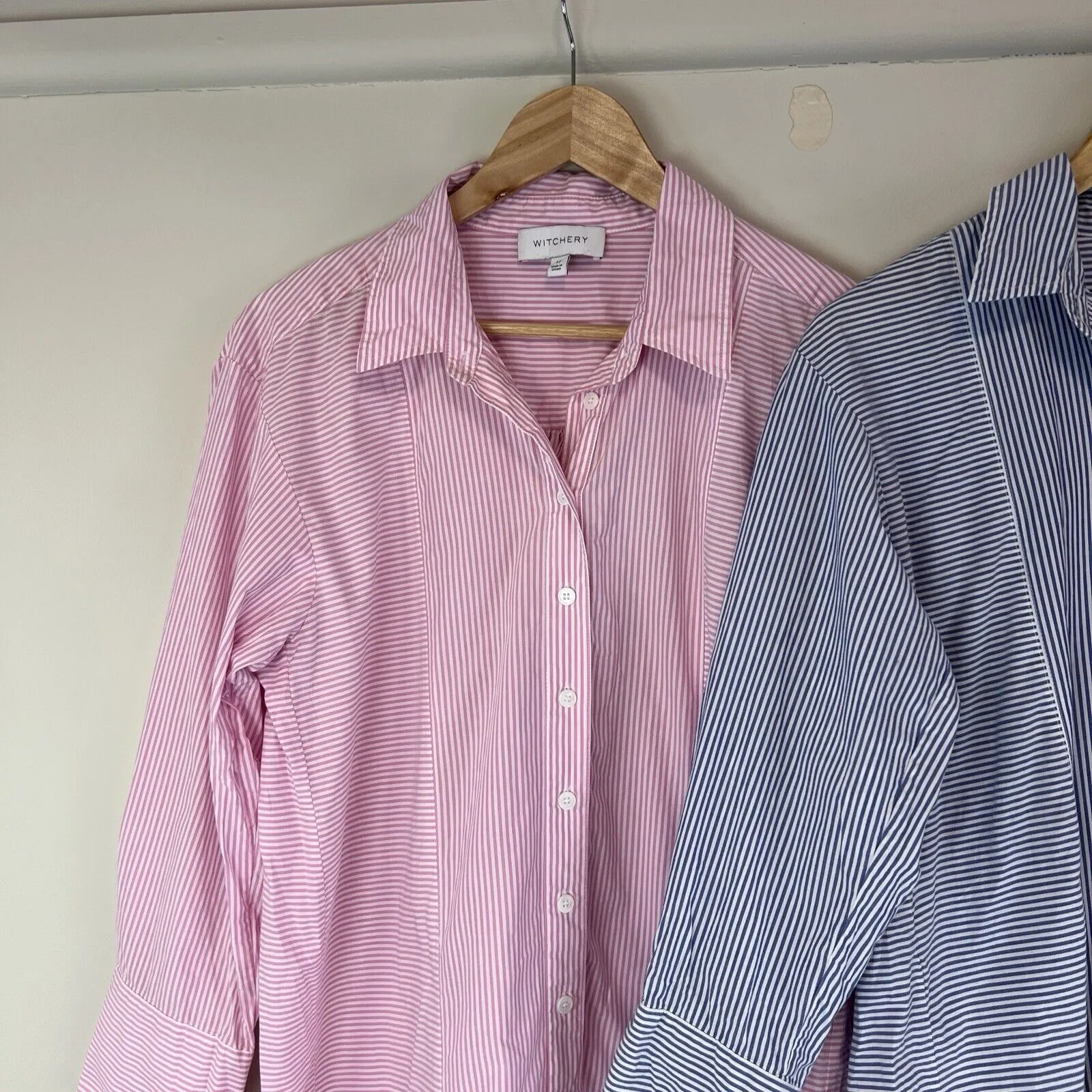 Witchery Womens Button Up Collared Shirt Dress Size 10 (2 Dresses)