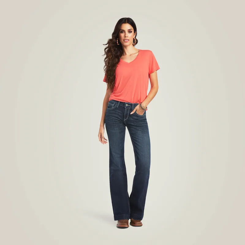 Woman's Trouser Perfect Rise Aisha Wide Leg Jean | 10040806