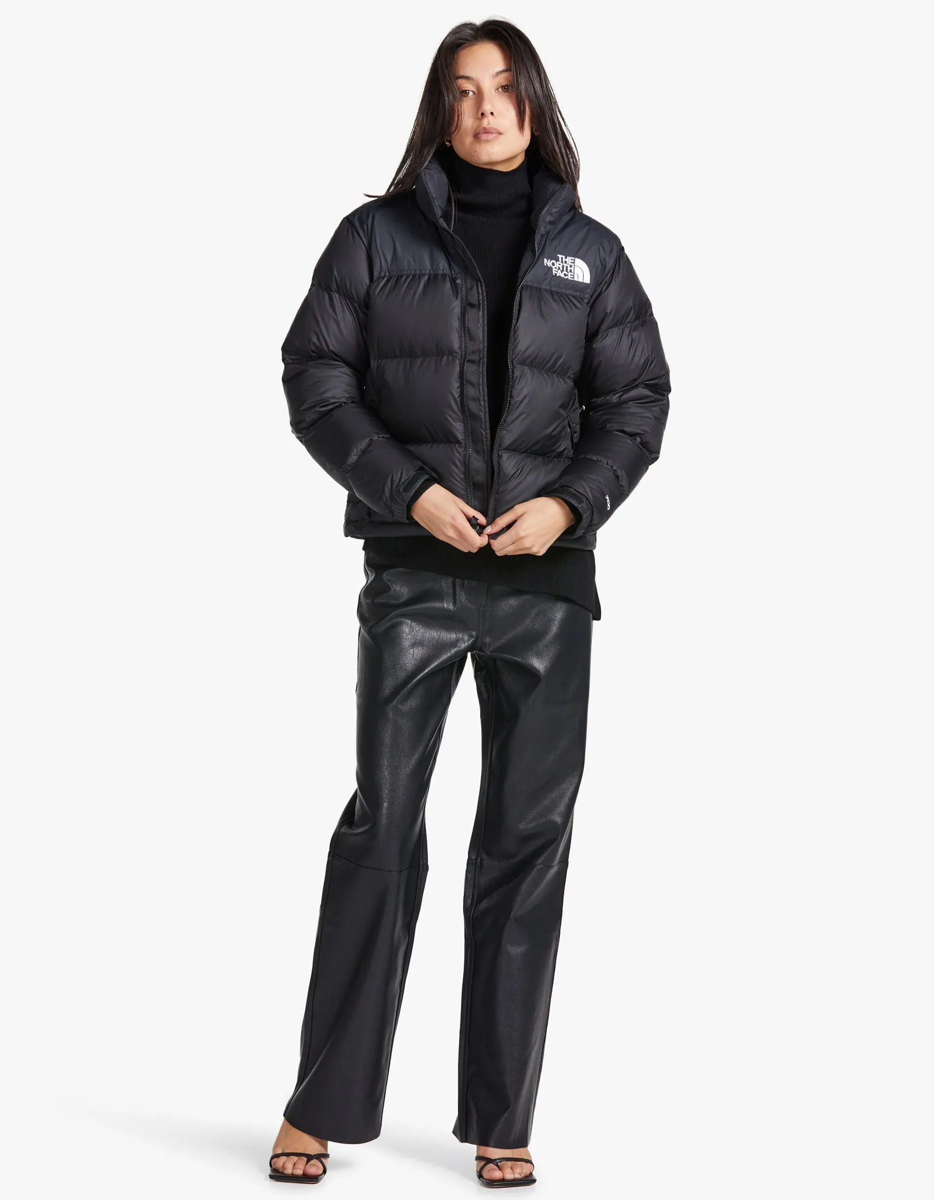 Womens 1996 Retro Nuptse Jacket - Recycled TNF Black
