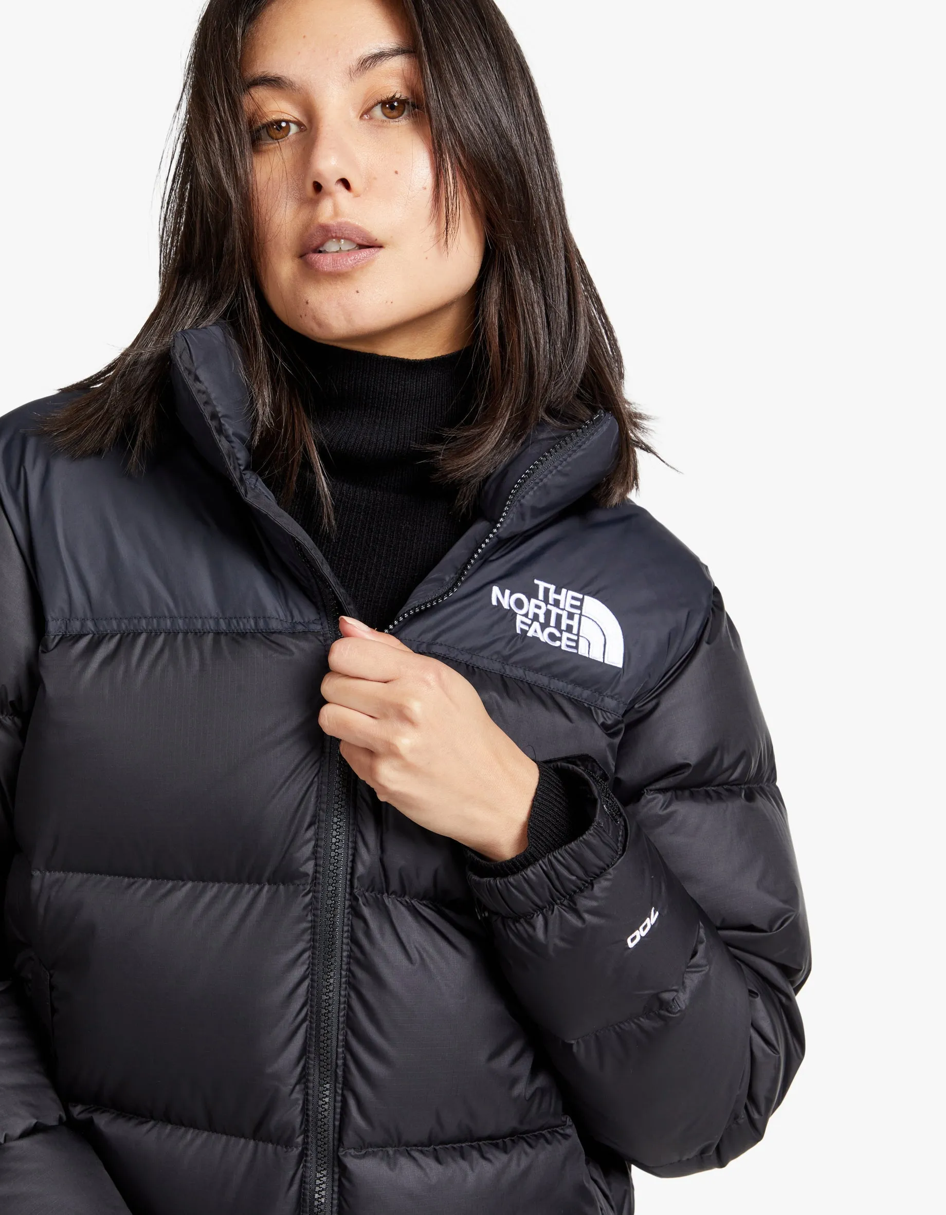 Womens 1996 Retro Nuptse Jacket - Recycled TNF Black