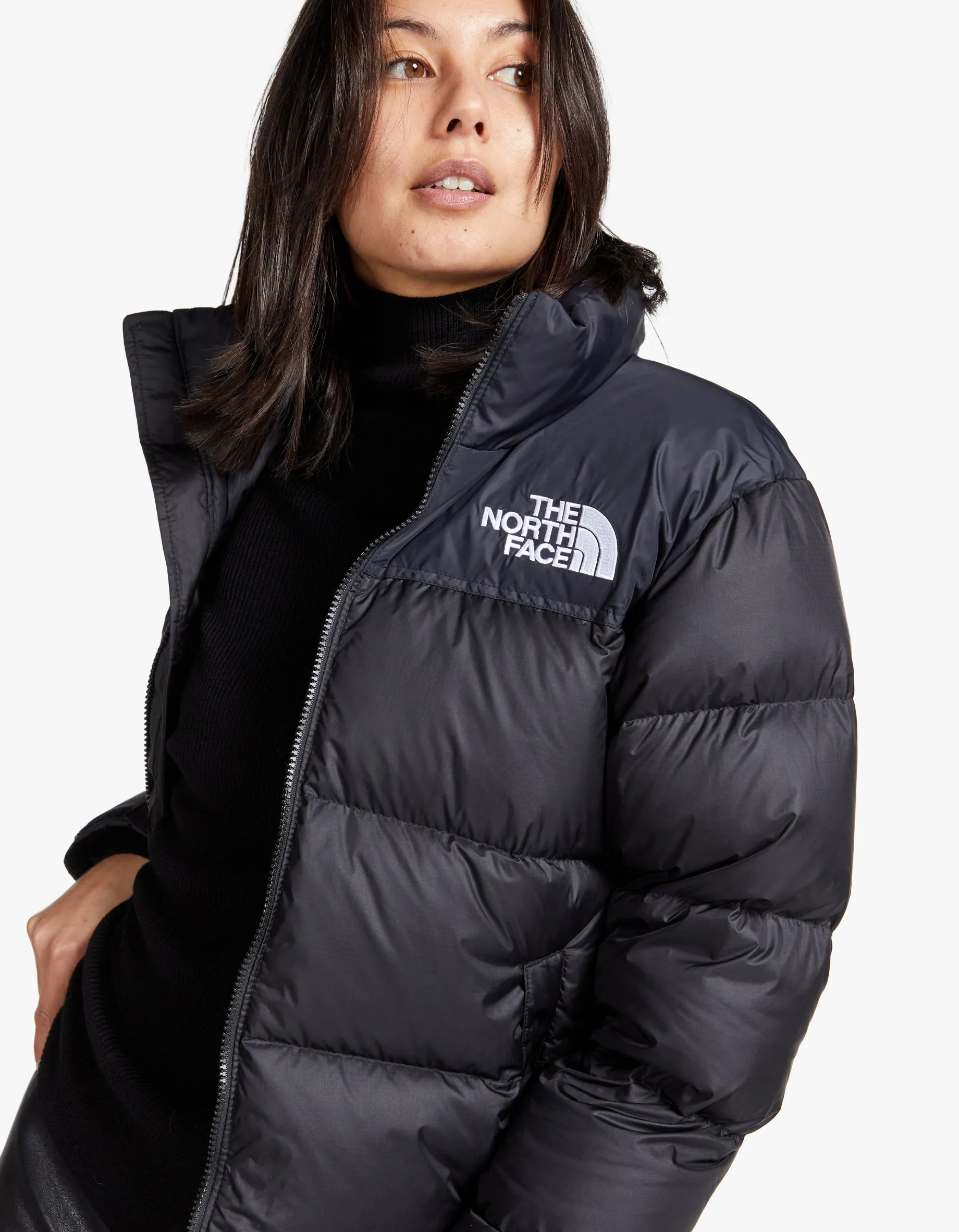 Womens 1996 Retro Nuptse Jacket - Recycled TNF Black