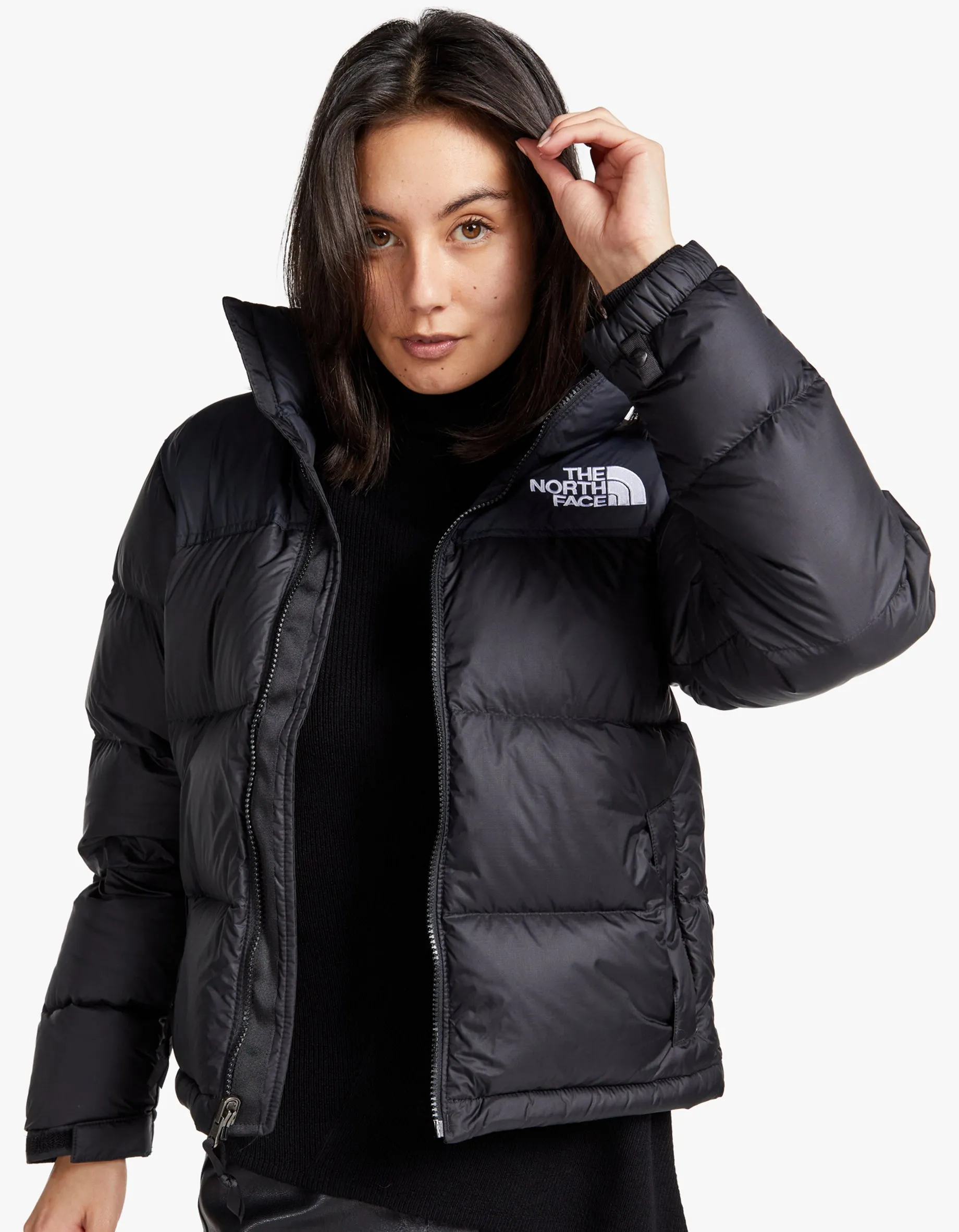 Womens 1996 Retro Nuptse Jacket - Recycled TNF Black