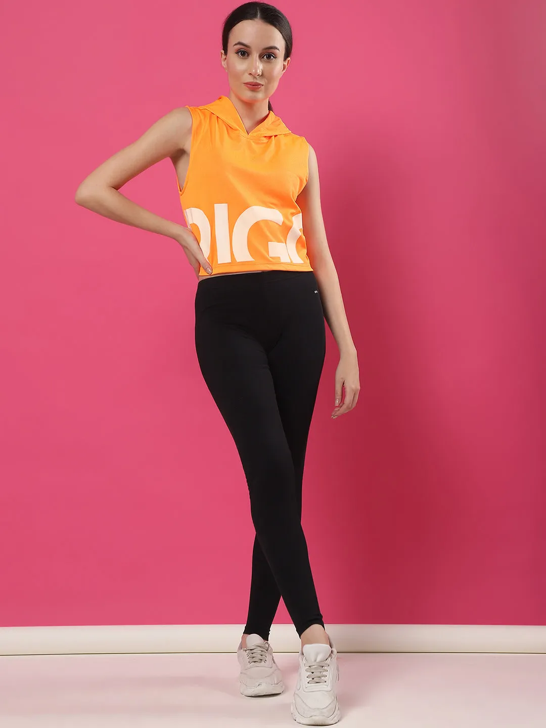 Women's Activewear Dropshoulder Hoodie Top