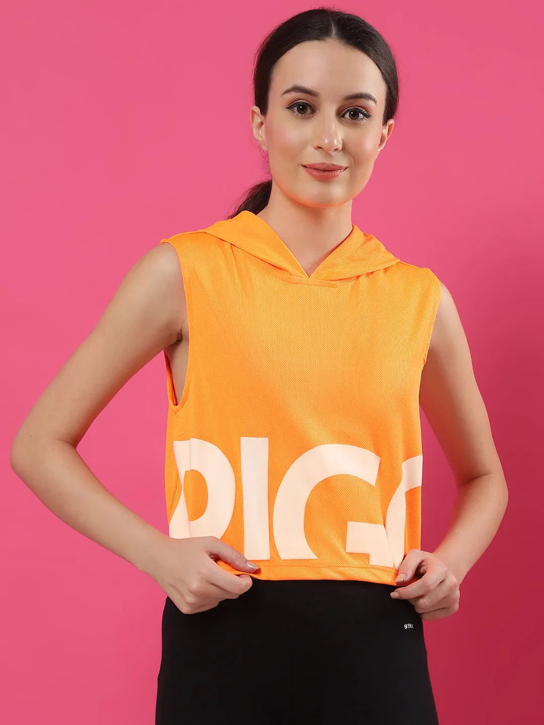 Women's Activewear Dropshoulder Hoodie Top