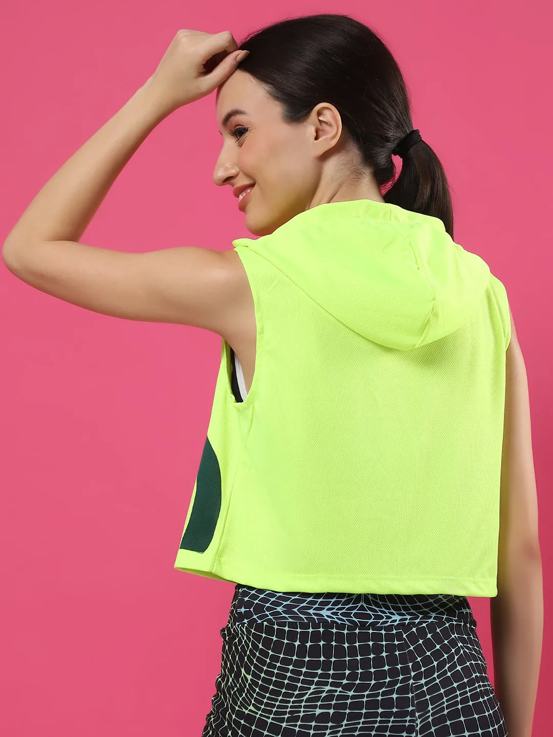 Women's Activewear Dropshoulder Hoodie Top