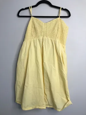 Womens Size Lg Misses Yellow GAP Dress