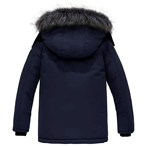 ZSHOW Boys' Fleece-Lined Puffer Jacket
